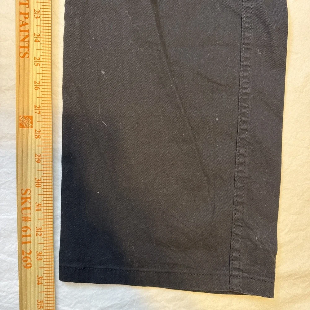 Men's Wrangler Cargo Pants Black Relaxed Fit 34 x 34 Straight Leg Workwear